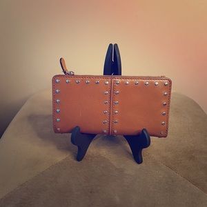 Michael Kors Camel Studded Wallet